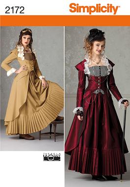 Steampunk Jacket, Corset, Skirt Patterns from CorsetMakingSupplies.com