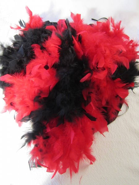 Simplicity Wright Black Feather Boa, 1 Each